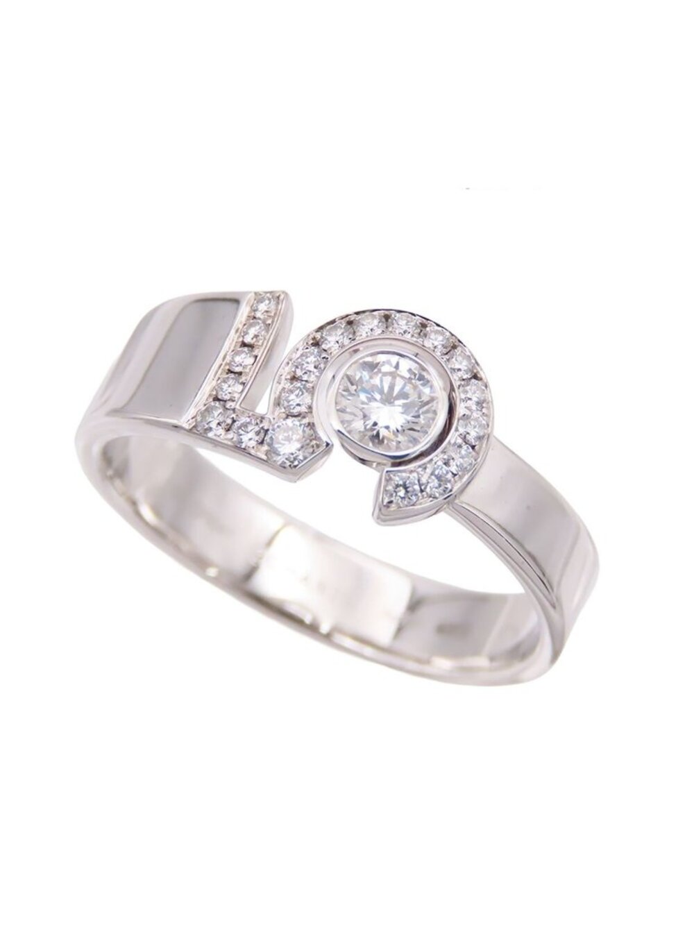 Chanel Eternal No. 5 Ring White Gold 18K Diamond 62